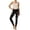 Black, variant on Women's Leggings Football Graphic Print 4-Way Stretch Active Workout Pants for Running Casual