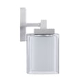 thumbnail image 5 of Aspen Creative 62326, Bathroom Vanity 2 Lights Fixture 15"W x 9"H x 5-3/4"E. Satin Nickel Finish, Bulb Not Included, 5 of 7