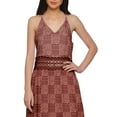 thumbnail image 2 of Moomaya WoMen's Sleeveless Maxi Dress With Trim Lace Spaghetti Strap Summer Wear, 2 of 6