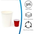 thumbnail image 4 of (40) Mini Red Plastic Solo Cups 2oz Plastic Shot Glasses Disposable Cup Jello Shots, Perfect Size for Serving Condiments Snacks Samples Tastings Beer Pong Game Party Snacks Supplies, 4 of 7