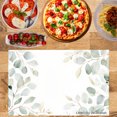 thumbnail image 2 of Joocar Eucalyptus Leaf Pattern Linen Table Mats Set Of 4 For Home Kitchen Table Decor 12x18 inch, 2 of 5