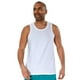 thumbnail image 4 of Atlas For Men - Camiseta Sin Mangas Lisos para Hombre - Pack de 3 (Azul Petróleo, Turquesa, Blanco), 4 of 4