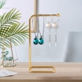 thumbnail image 1 of lionlar Hanging Jewelry Shelf Gifts Earrings Holder Organizer Display Rack for StyleA-7 Shape M, 1 of 8