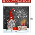 thumbnail image 2 of Flannel Throw Blanket 60x80 Inch,Merry Christmas Gnome Xmas Gifts Winter Snowflakess, 2 of 7