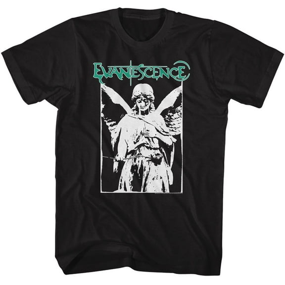 Evanescence Weeping Angel Black Adult T-Shirt L