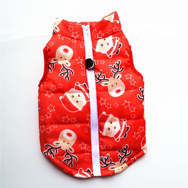 JFBUJC Dog Apparel Jacket Cotton Cold Weather Winter Fall Warm Doggy Coat Apparel Costumes