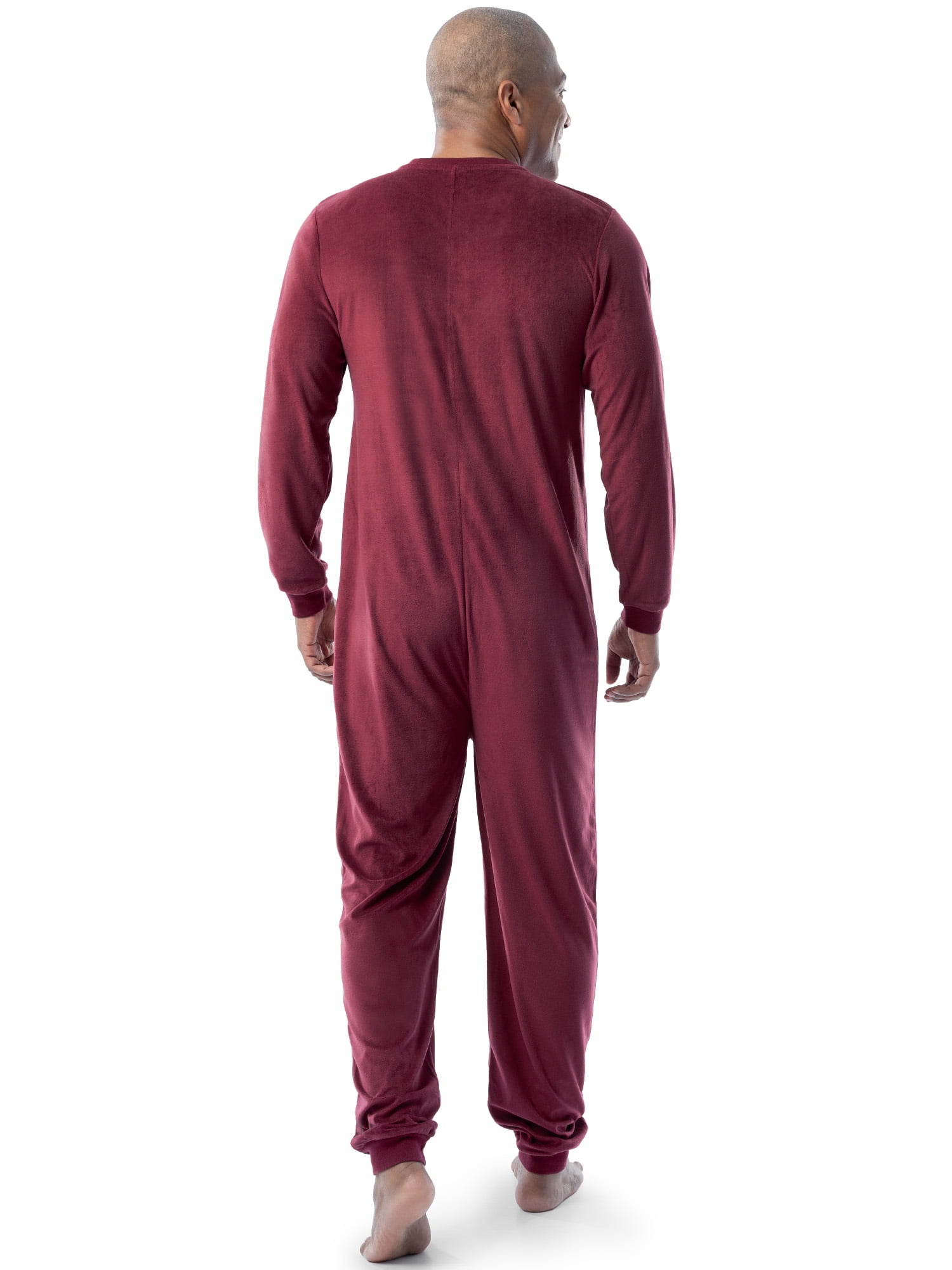 Fruit of the Loom Men's Solid & Printed Pajama Union Suit, Sizes S-5XL