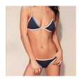 thumbnail image 1 of Tavik Mujeres Jett Triángulo Bikini Swim Top, Azul, X-Small, 1 of 2