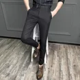 thumbnail image 2 of Pantalones de verano ajustados y elásticos de tendencia para hombre, oferta, alta calidad, tallas grandes, moda 2024, pantalones casuales para hombre, diseñador Harajuku, 2 of 4