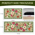 thumbnail image 3 of Kitchen Rugs and Mats Non Skid Washable Set of 2,Boho Floral Modern Farmhouse Bohemian Kitchen Runner Rugs with Rubber Backing for Kitchen Decor and Accessories (Green 17"x47"+17"x30"), 3 of 6