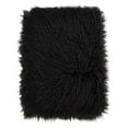 thumbnail image 2 of Fennco Styles Sevan Faux Mongolian Fur Shaggy Fluffy Throw Blanket, 50" x 60", 8 Colors, 2 of 9