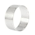 thumbnail image 6 of 20 Pack 5cm Stainless Steel Tart Ring, Heat- Perforated Cake Mousse Round Ring, 6 of 8