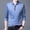 Light Blue, variant on Mens Polo Shirts Long Sleeve Quarter Zipper Tee Shirt Slim Fit Blue T Shirt Men