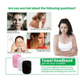 thumbnail image 2 of Topboutique 3 Pcs Spa Headband Hair Wrap Sweat Headband Head Wrap Hair Towel Wrap Non-slip Stretchable Washable Makeup Headband for Face Wash Facial Treatment Sport, 2 of 7