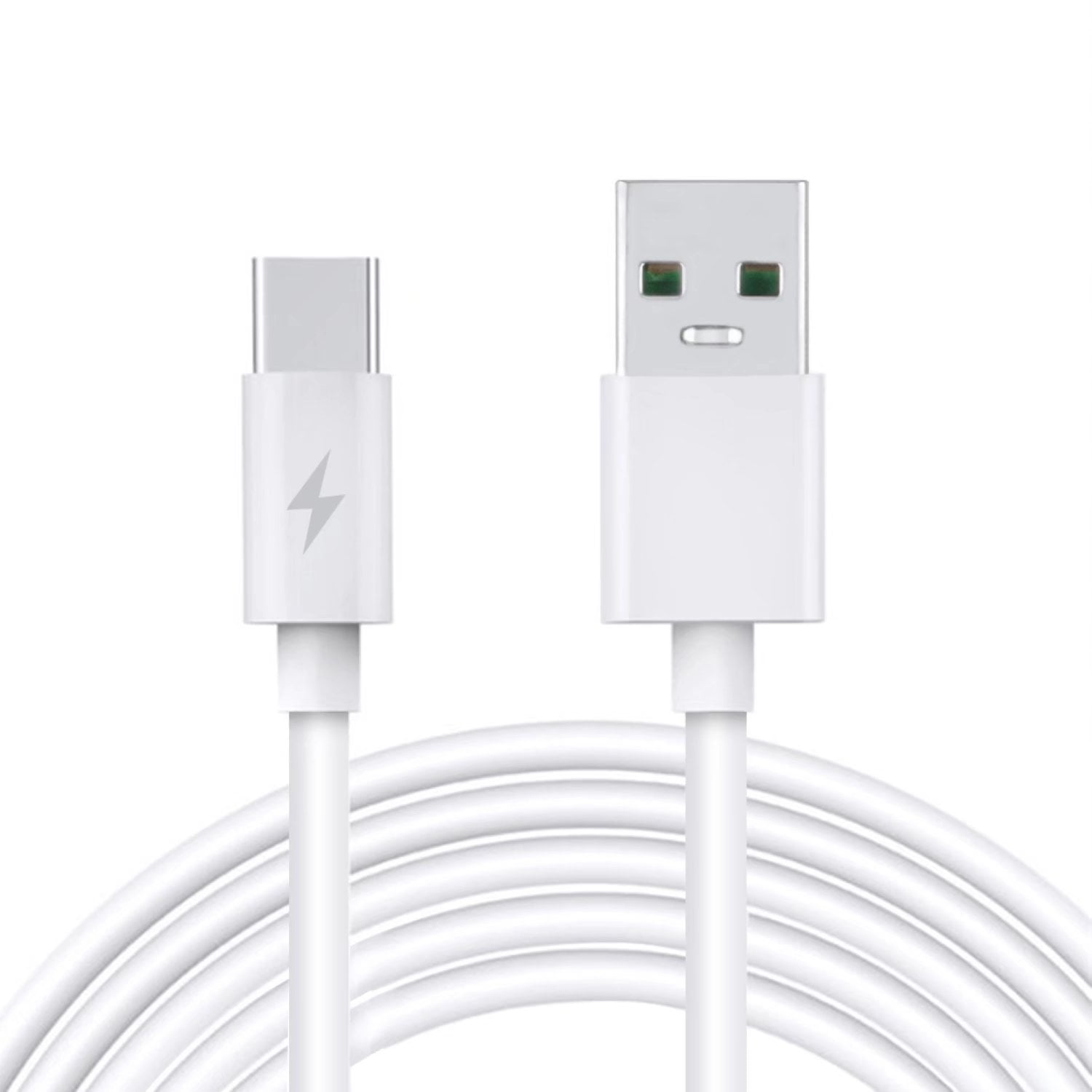 yanw 3ft White 5A Fast USB-C Type-C Charger Cable Cord for Motorola Moto Z Play Droid 