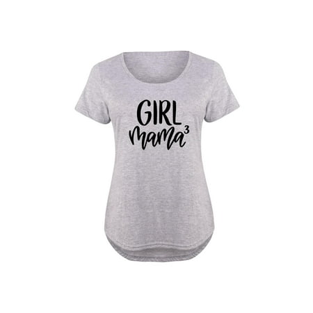 Girl Mama Cubed  - Mothers Day Gift Ladies Plus Size Scoop Neck Tee