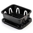thumbnail image 4 of Camco Dish Drainer 43512 Fits In RV Sink; With Drainer Tray That Fits as Lid for Storage; Black; Plastic; With English/French Language Packaging, 4 of 6