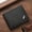 Black, variant on Fashion Men Money Bag Multi-card Slot Folding Large-capacity Coin Purse Card Holder Card Bag Short Wallet BROWN