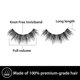 thumbnail image 2 of Pestañas postizas Ardell Remy Lash 776 Premium Grade Remy Hair, 2 of 5