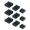 3 sets, variant on Lynono Heat Sink Aluminum Heatsink CPU Passive Cooling Radiator For 3B Accessories