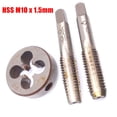 thumbnail image 4 of HSS M10 x 1.5mm Taper & Plug Tap & M10 x 1.5mm Die Metric Thread Right Hand, 4 of 8