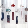 thumbnail image 4 of Campana de viento japonesa, campanas de viento de cristal Floral, hogar, sala de estar, oficina, Cosplay, decoración colgante sidaley JJ22695-06B, 4 of 6