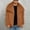 01 Orange, variant on YueHuiYing Mens Luxury Faux Fur Jacket Fluffy Furry Coats Lapel Collar Long Sleeve Turn Down Collar Outerwear Winter Warm Cardigans