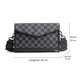 thumbnail image 5 of Bolsa Belug Bandolera Elegante De Pu A Cuadros Para Hombre GRIS NEGRO CUADRITOS, 5 of 5