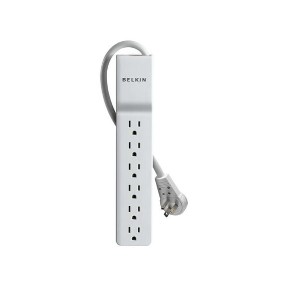 Belkin 6-Outlet Home/Office Surge Protector with Rotating Plug, 6 ft. Cord