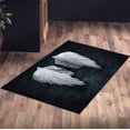 thumbnail image 5 of Kitchen Rug, Banksy Rugs, Street Rugs, Cool Rug, Corridor Rugs, Gift Rugs, Banksy Wing Rug, Banksy White Wings Rug, Classic Rugs, Black Rug, 5.9'x9.2' - 180x280 cm, 5 of 8