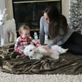 thumbnail image 3 of Cozy Comfort Brown Fleece Blanket Twin Blanket - Soft Lightweight Cozy Twin Blankets, 60X80 inches, 3 of 6