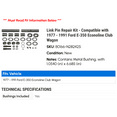 thumbnail image 2 of Link Pin Repair Kit - Compatible with 1977 - 1991 Ford E-350 Econoline Club Wagon 1978 1979 1980 1981 1982 1983 1984 1985 1986 1987 1988 1989 1990, 2 of 2