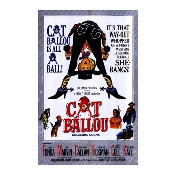 Cat Ballou Movie Poster (11 x 17)