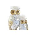 thumbnail image 3 of Decorative Figure DKD Home Decor Owls Golden White Resin Traditional (14,5 x 9 x 26 cm), 3 of 3