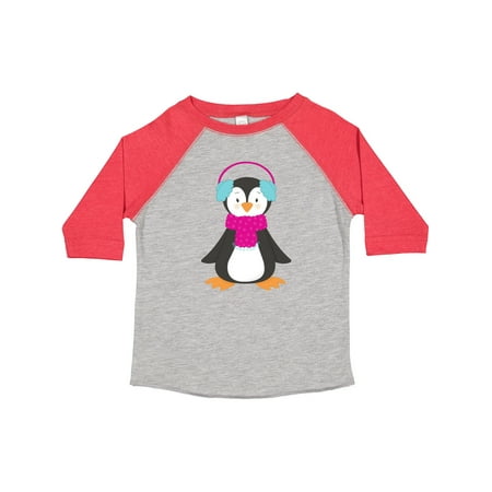

Inktastic Cute Penguin Baby Penguin Penguin with Scarf Gift Toddler Boy or Toddler Girl T-Shirt