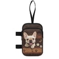 thumbnail image 2 of COEQINE Forearm Crutch Bag for Seniors Men Women Boston Terrior Paw Brown Walking Cane Attachment, Organizer Pouch, 2 Pockets, Lightweight, for Walking Cane & Elbow Crutches, 2 of 7