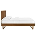 thumbnail image 5 of Modway Marlee Twin Wood Platform Bed with Angular Frame in Walnut, 5 of 11