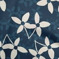 thumbnail image 1 of oneOone Cotton Cambric Navy Blue Fabric Asian Block Floral Sewing Fabric By The Yard Printed Diy Clothing Sewing Supplies 42 Inch Wide, 1 of 4