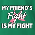 thumbnail image 6 of Wild Bobby My Friend's Fight Is My Fight | Breast Cancer Pink Ribbon Fight Family Support Breast Cancer Awareness Womens Premium T-Shirt, 6 of 6