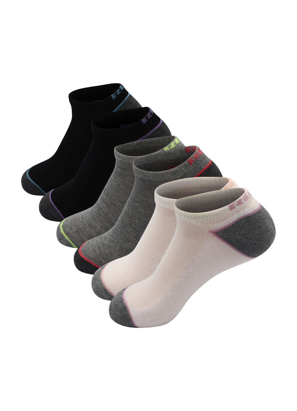 RBX Active Women's Everyday Performance No Show Ankle Socks 6Pack