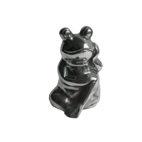 Frog Statue Sculpture 7 inch Figurine is Perfect for Holding on a Bookshelf, Mantel, or Shelf in a Bathroom to add an Elegant Look and Feel to The Room.