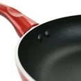 thumbnail image 3 of Better Chef 10 in Silver Metallic Non Stick Gourmet Fry Pan in Red, 3 of 8
