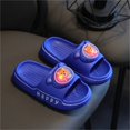 thumbnail image 5 of hengsof Toddler Boys' Light Up Slippers Cartoon Bear Light Up Sandals Non Slip Soft Sole Comfortable Casual Beach Pool Slippers, 5 of 5