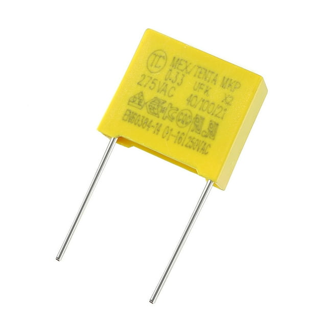 Uxcell 0.33uF 275VAC X2 MKP Capacitores de película de polipropileno de seguridad 5 paquetes