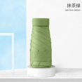 thumbnail image 1 of Mini Flat 60% Color Handle Black Sun Umbrella Ladies Small Portable Bag Sun Umbrella Printable, 1 of 7