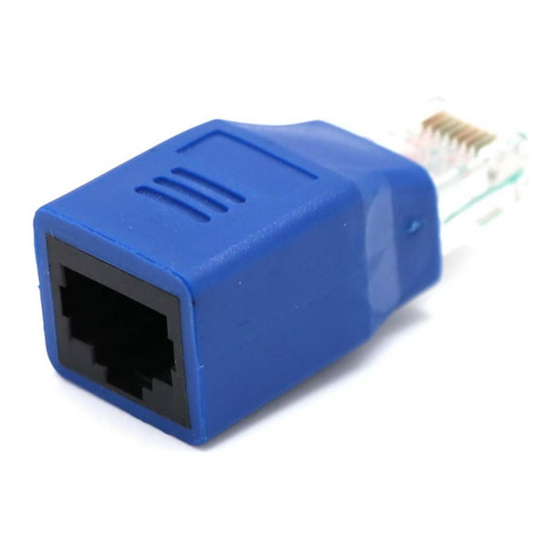 Connected Crossover Cable RJ45 M/F Adapter Male to Female
