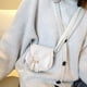 thumbnail image 5 of Bolso bandolera de piel para niñas con borlas Monedero para niñas pequeñas, 5 of 5