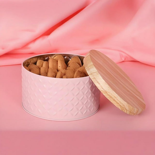 Iron Packaging Box Thousand Layer Cake Snow Cake Storage Box Baked Candy Snacks Iron Box Gift Box