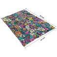 thumbnail image 4 of Pioneer Flower Blanket,Comfortable Soft Flannel Throw Blanket,All Season,Warm Lightweight Blankets for Sofa Bed Couch Living Room Chair,40"x50"(100x130cm), 4 of 4