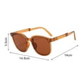 thumbnail image 5 of Eoperou Foldable Sunglasses Sun UV Resistant Lightweight Anti-slip Portable Travel Men Women Adults Collapsible Glasses Eyewear Fashion Accessories, 5 of 8